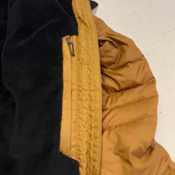 Marmot Alderbrook 700 Fill Down Parka Golden Honeycomb Winter Coat Womens Medium - Picture 11 of 16